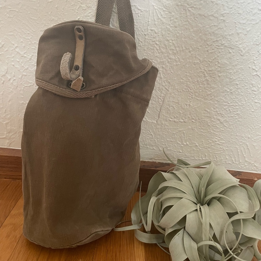 Vintage Canvas Military Bag